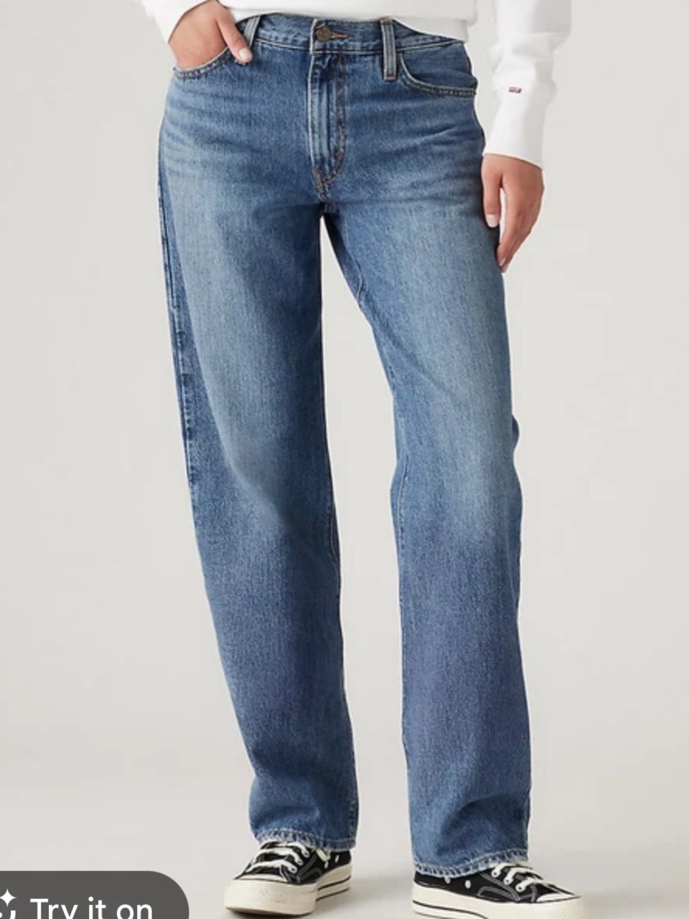 Levi's 94 Baggy Women's Blue Wide-Leg Jeans | 27